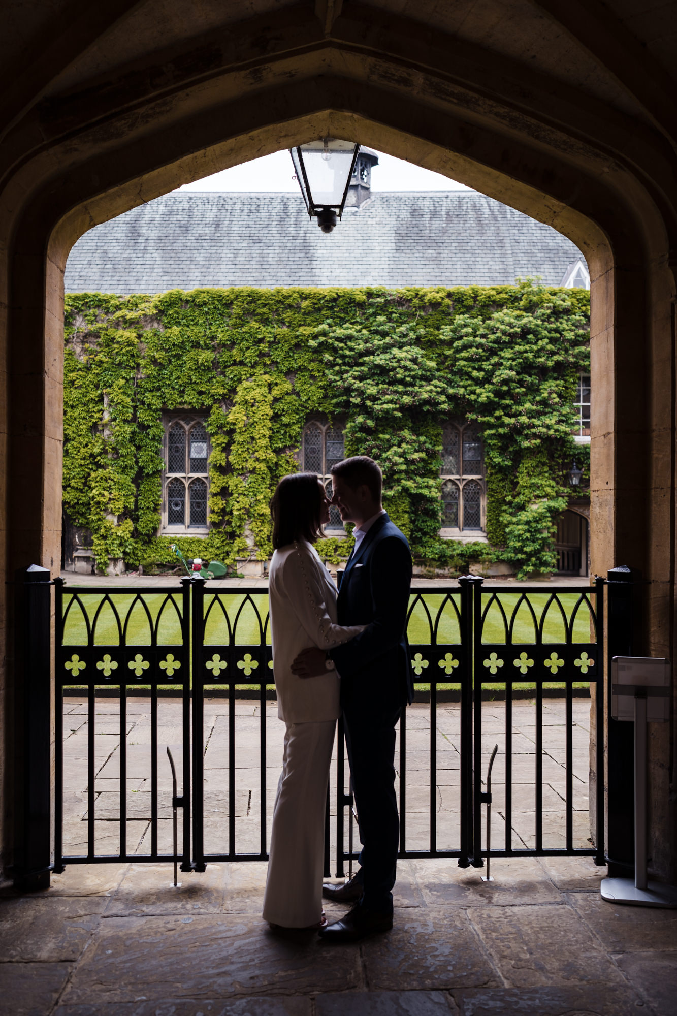 creative modern couple portrait for bride and groom oxford registry office wedding elopement